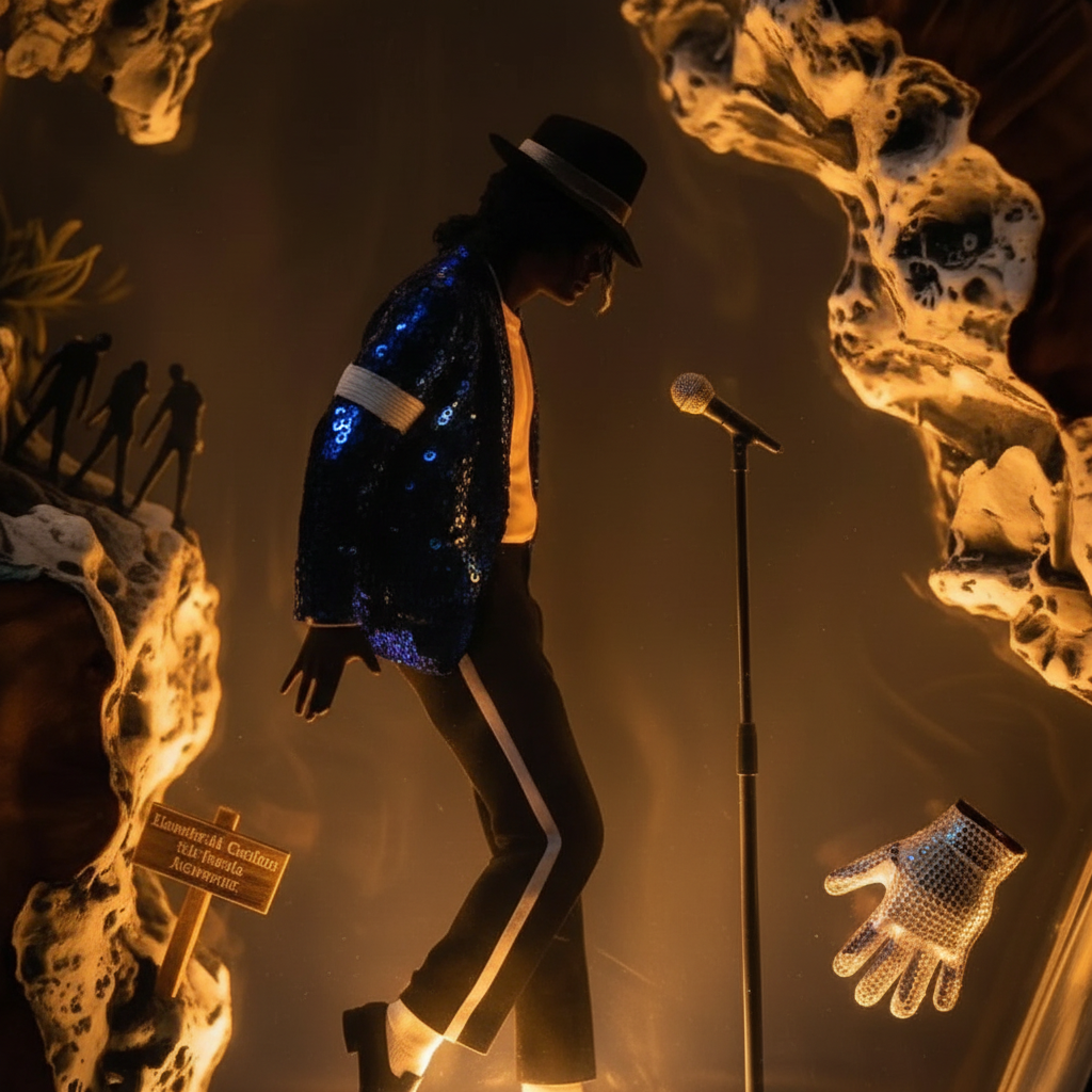 Michael Jackson™ Resin Lamp